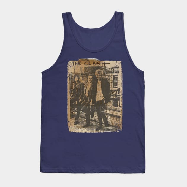 The Clash Photo Vintage 1976 // Original Fan Design Artwork Tank Top by A Design for Life